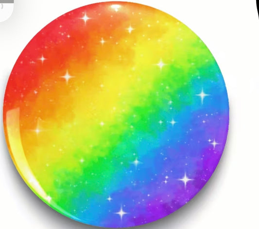RAINBOW PRIDE STARY BUTTON