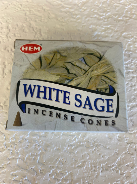 WHITE SAGE INCENSE CONES