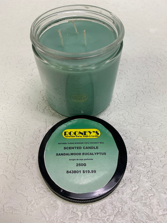 SANDALWOOD EUCALYPTUS CANDLE 250G