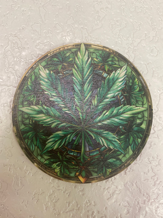 POT LEAF COASTER