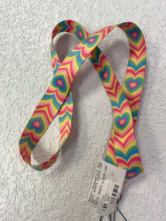 PASTEL HEARTS CLUSTER LANYARD