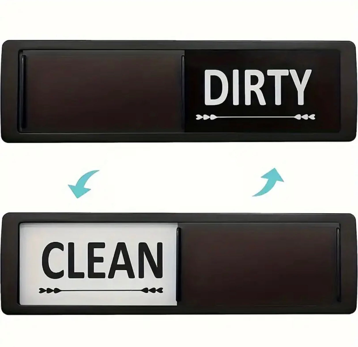 BLACK DISHWASHER MAGNET