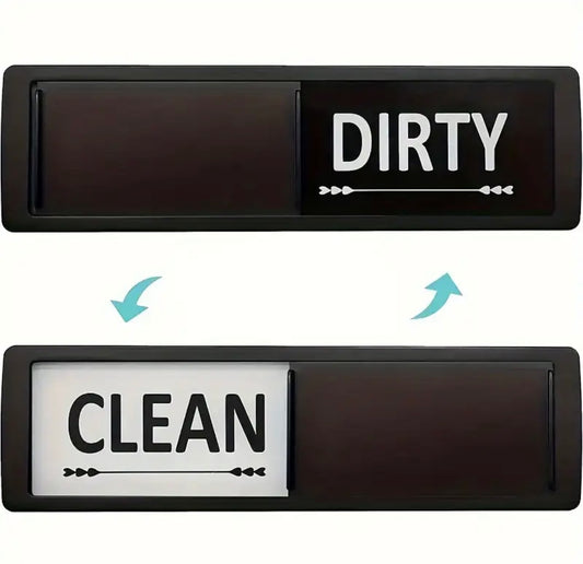 BLACK DISHWASHER MAGNET