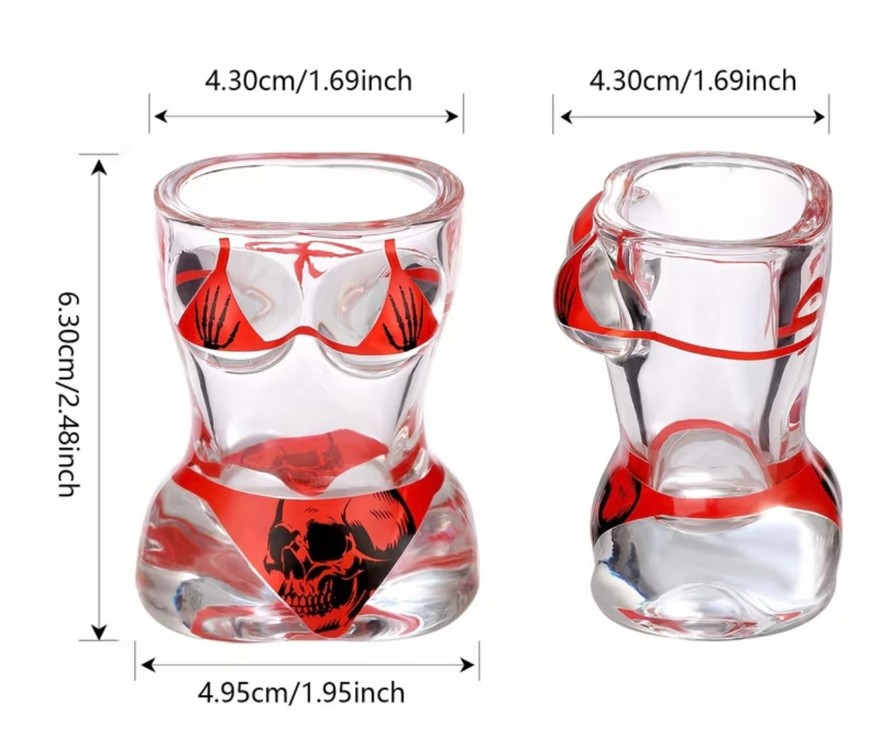 BIKINI STYLE SHOT GLASS