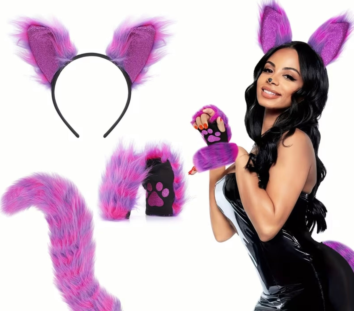 PURPLE PLUSH COSTUME SET