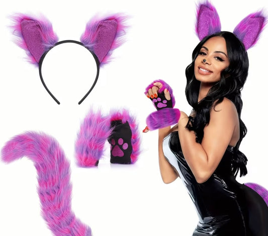 PURPLE PLUSH COSTUME SET