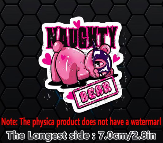 NAUGHTY BEAR STICKER