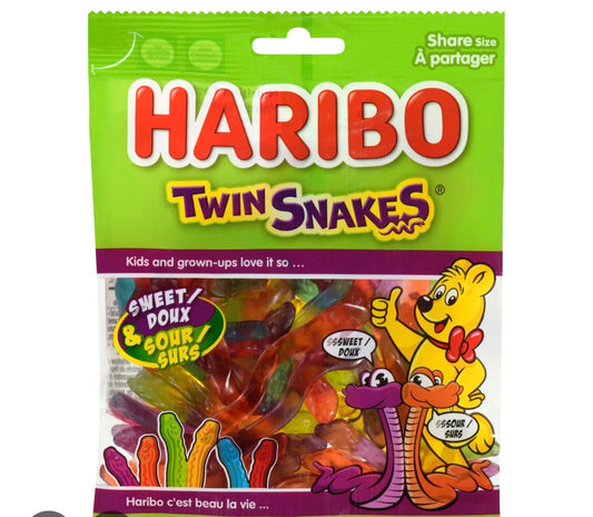 HARIBO TWIN SNAKES GUMMY CANDY