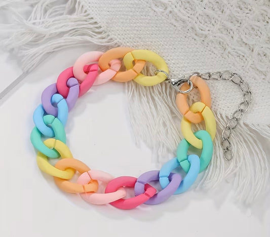 PRIDE JEWELRY PASTEL RAINBOW BRACELET