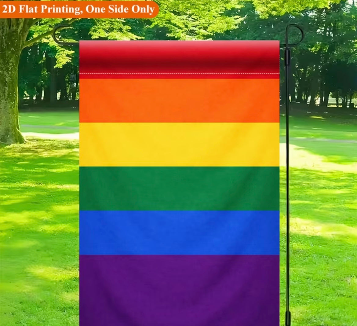 PRIDE RAINBOW GARDEN FLAG 45x30 cm