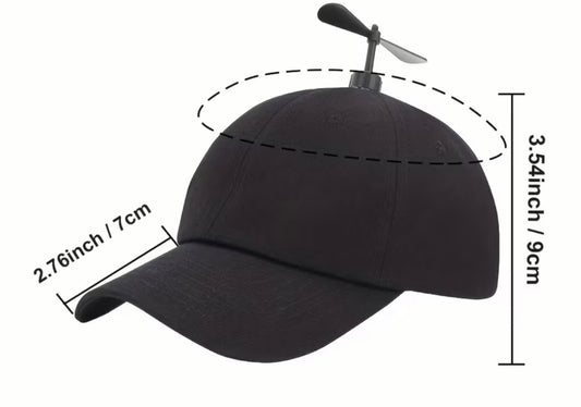 HAT BLACK SPINNER