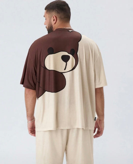 BEAR BROWN & TAN CASUAL SET