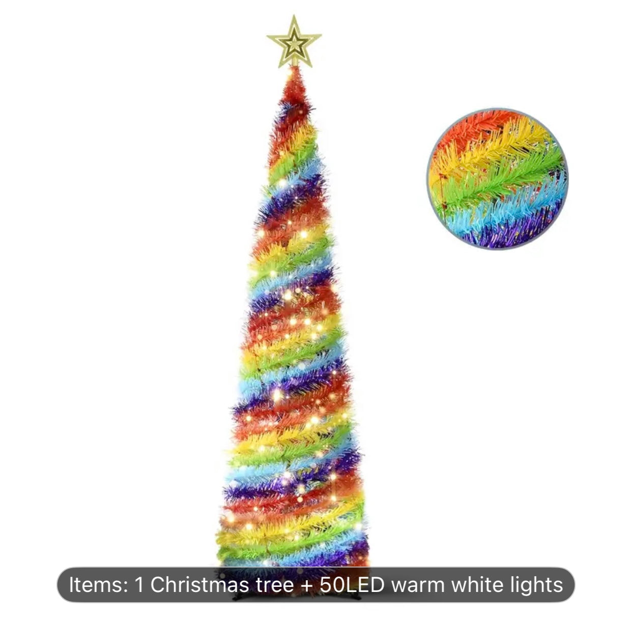 RAINBOW CHRISTMAS TREE