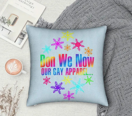 MY GAY APPAREL THROW PILLOW
