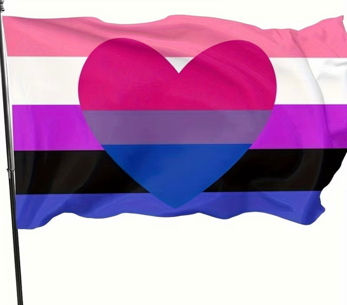 GENDER FLUID BI PRIDE FLAG 3x5 feet