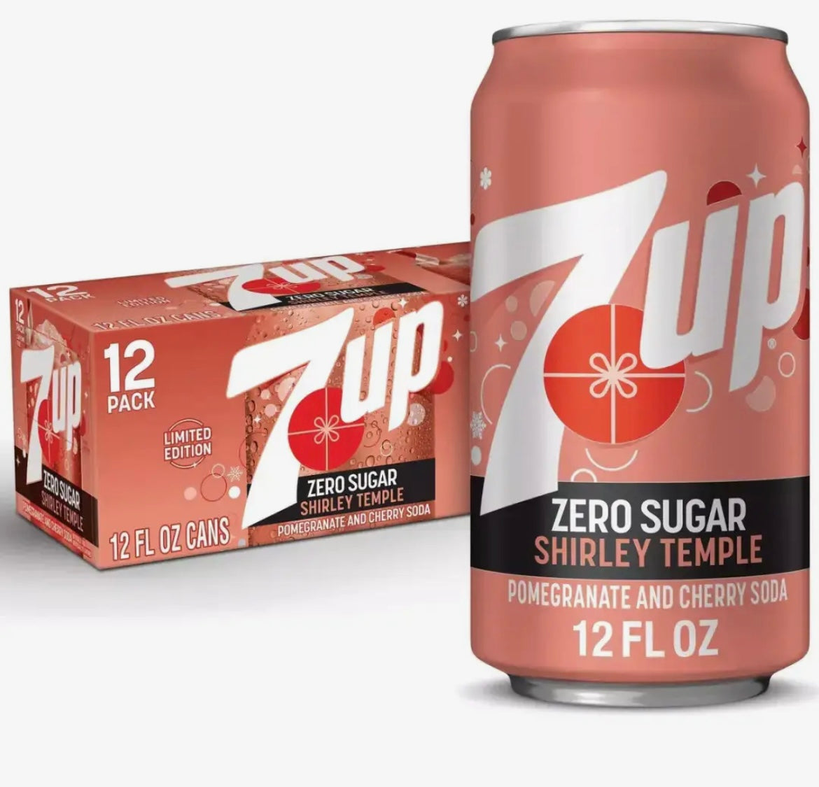 7UP ZERO SUGAR SHIRLEY TEMPLE 6 PACK