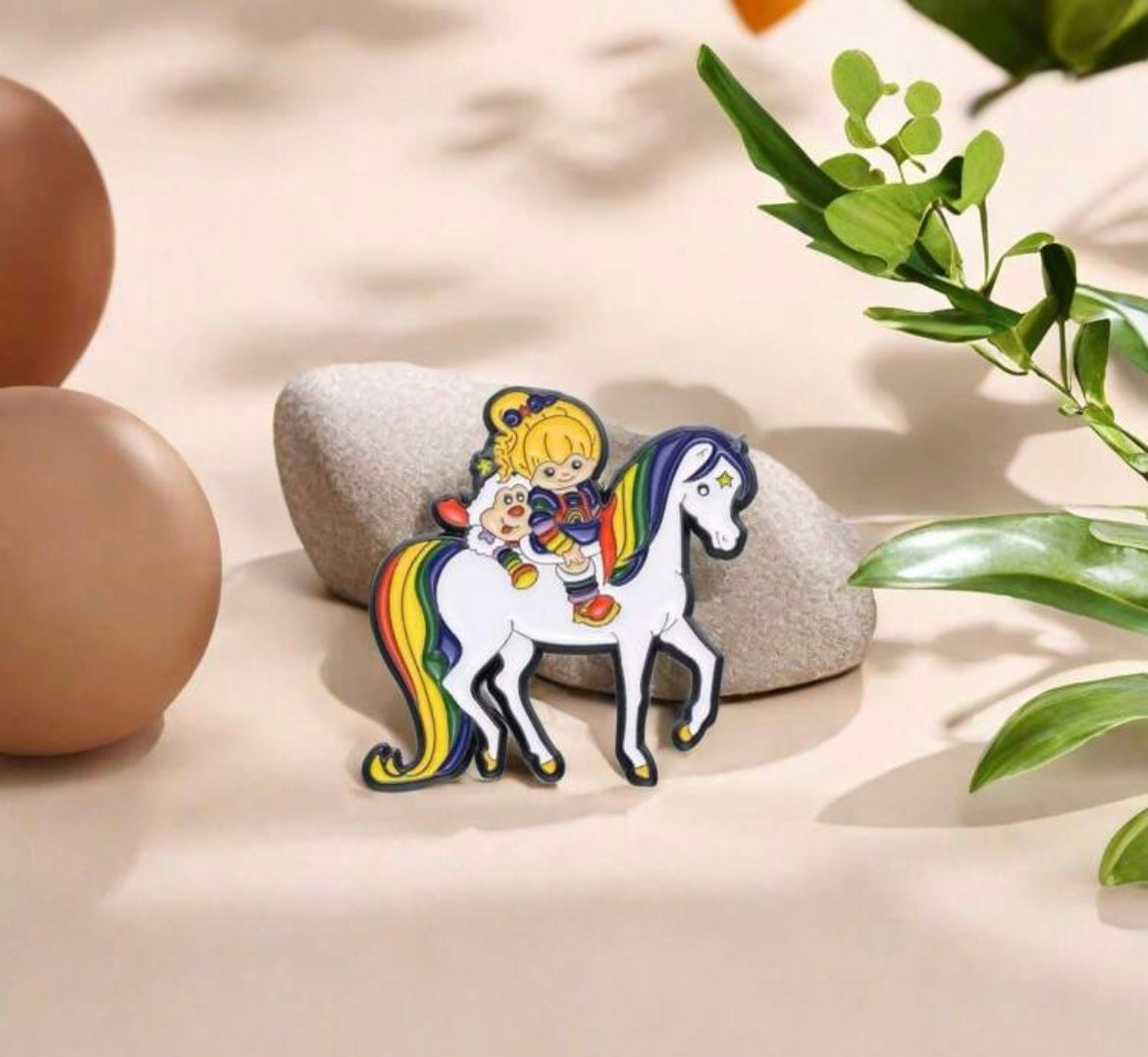 RAINBOW BRITE ENAMEL PIN