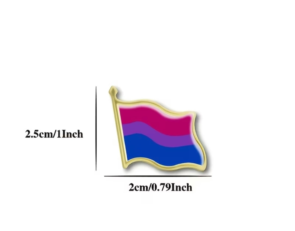 BISEXUAL PRIDE FLAG PIN
