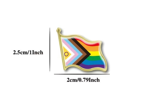 NEW PROGRESS FLAG PIN