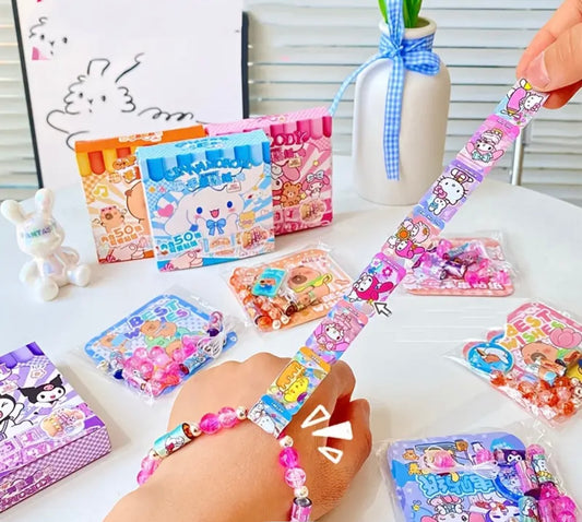 DIY STICKER BRACELET HELLO KITTY
