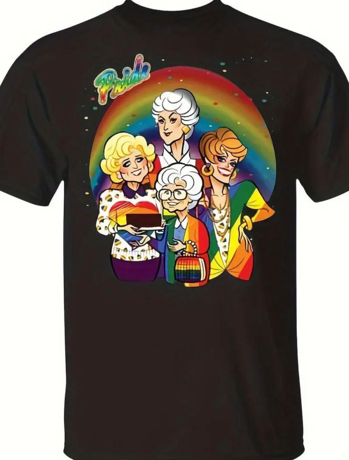 TSHIRT BLACK PRIDE GOLDEN GIRLS