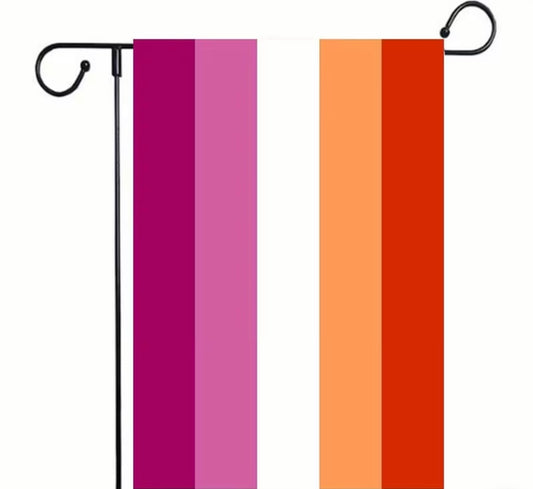 LESBIAN PRIDE GARDEN FLAG 12x18 in