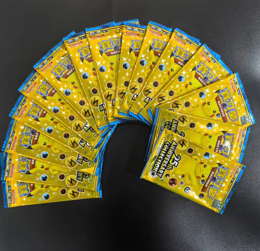 POKE CARDS 25TH ANNIVERSARY PACK