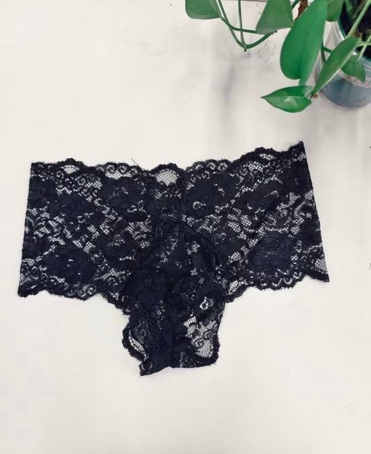 MENS ULTRA SEXY LACE BLACK UNDERWEAR