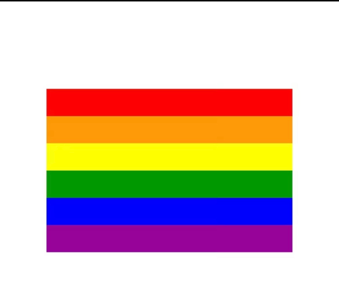 PRIDE FLAG BUMPER STICKER