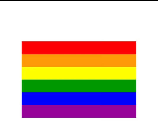 PRIDE FLAG BUMPER STICKER