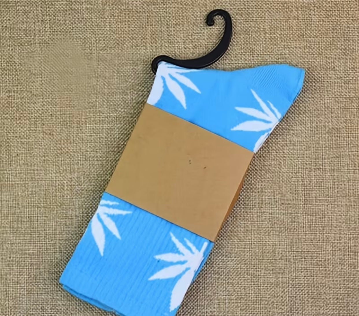 BLUE WHITE POT SOCKS