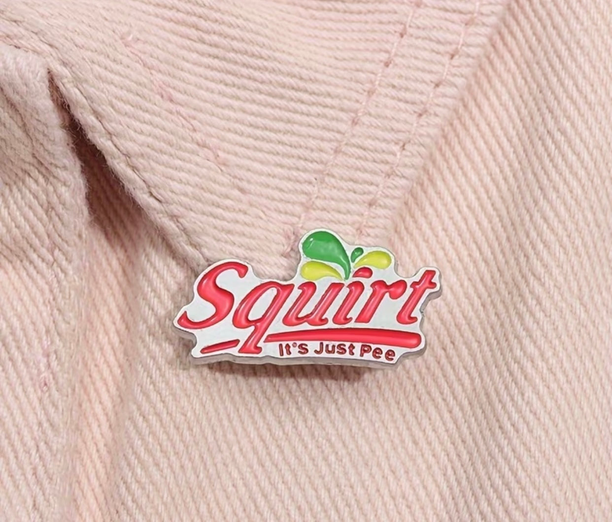 SQUIRT ENAMEL PIN