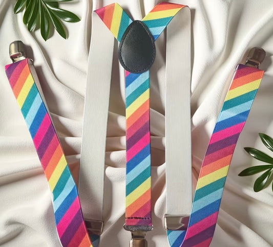 SUSPENDERS RAINBOW PRIDE