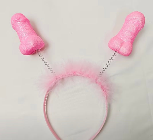 PINK PENIS HEAD BAND