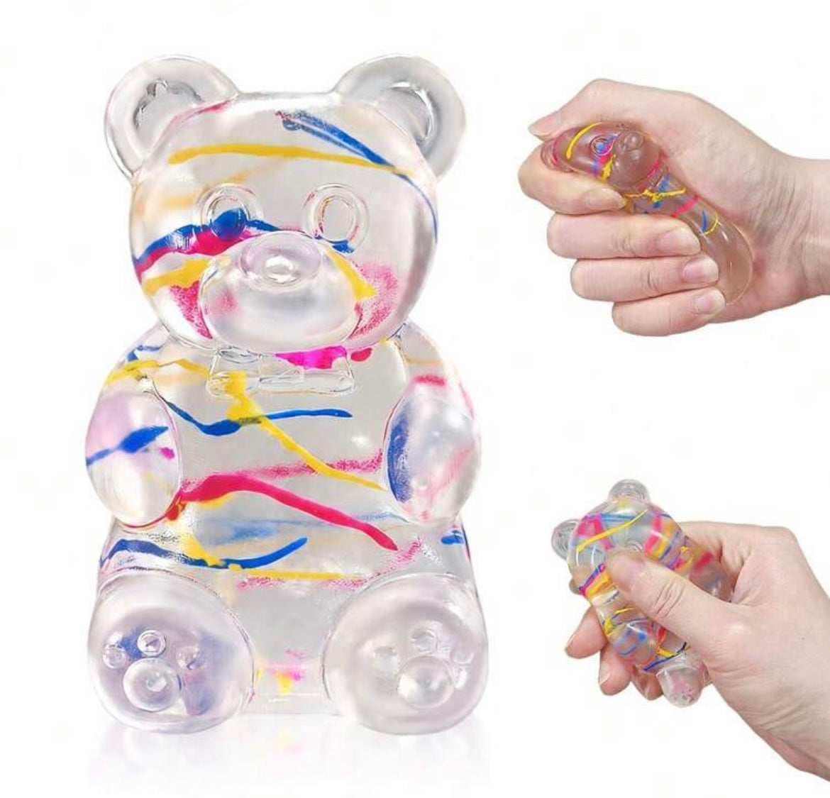 RAINBOW GUMMY BEAR SQUISH