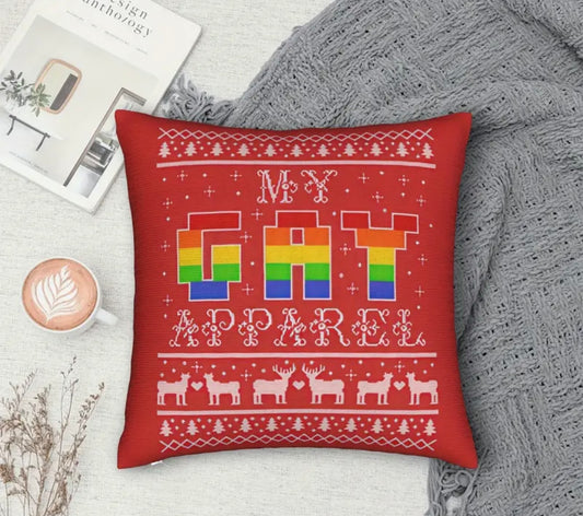 DONT ME NOW OUR GAY APPAREL THROW PILLOW