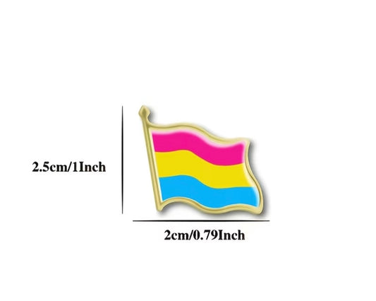 PAN SEXUAL PRIDE FLAG PIN