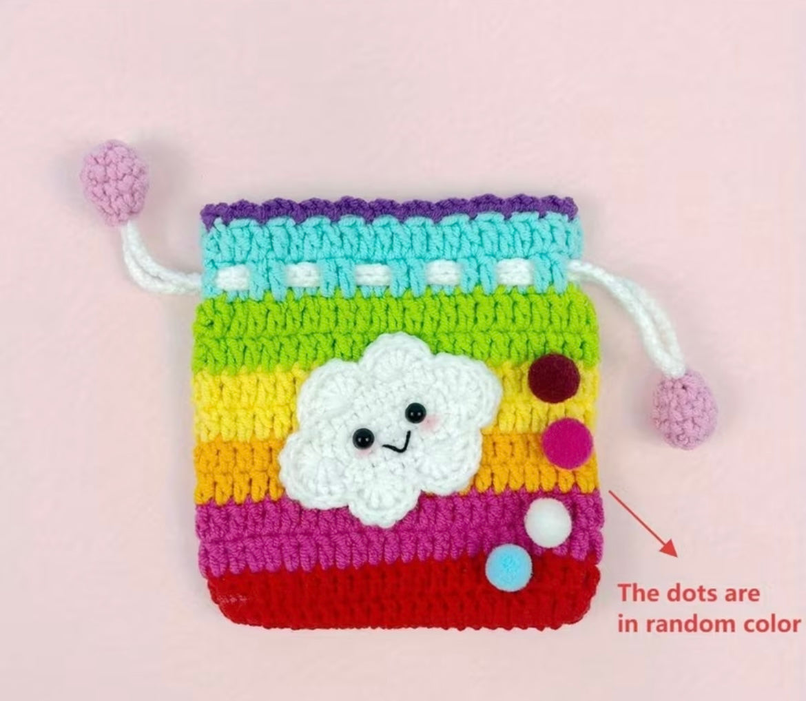 PRIDE WALLET KNIT COIN PURSE