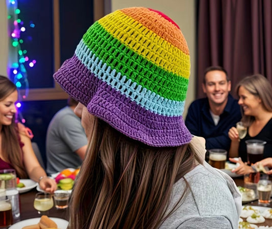 RAINBOW HAT KNIT