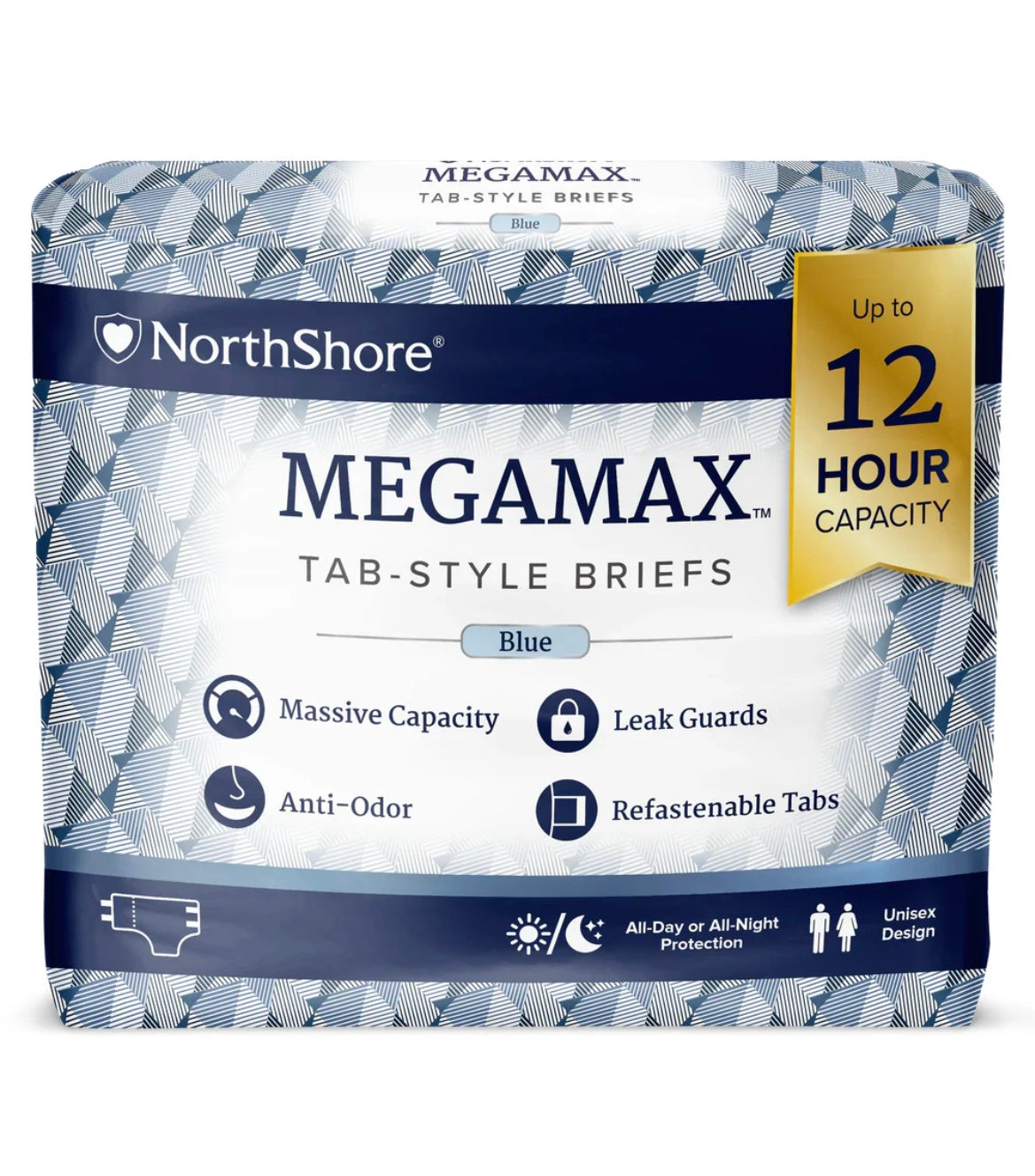 ABDL ADULT DIAPER PACK BLUE
