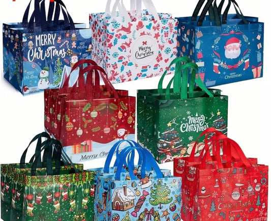 XMAS GIFT OR SHOPPING BAG ASSORTED