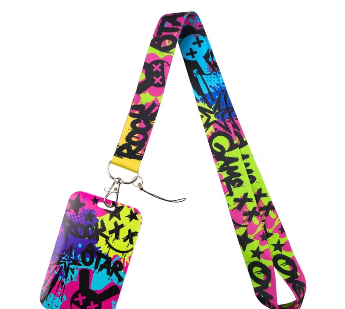LANYARD WITH HOLDER STREET ART