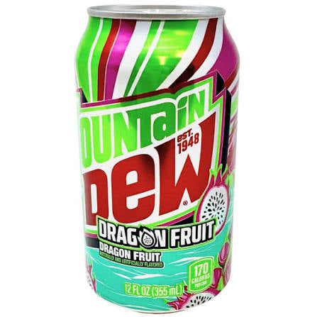 SODA POP USA MOUNTAIN DEW DRAGON FRUIT SINGLE CAN
