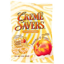 CREME SAVERS PEACH BAG