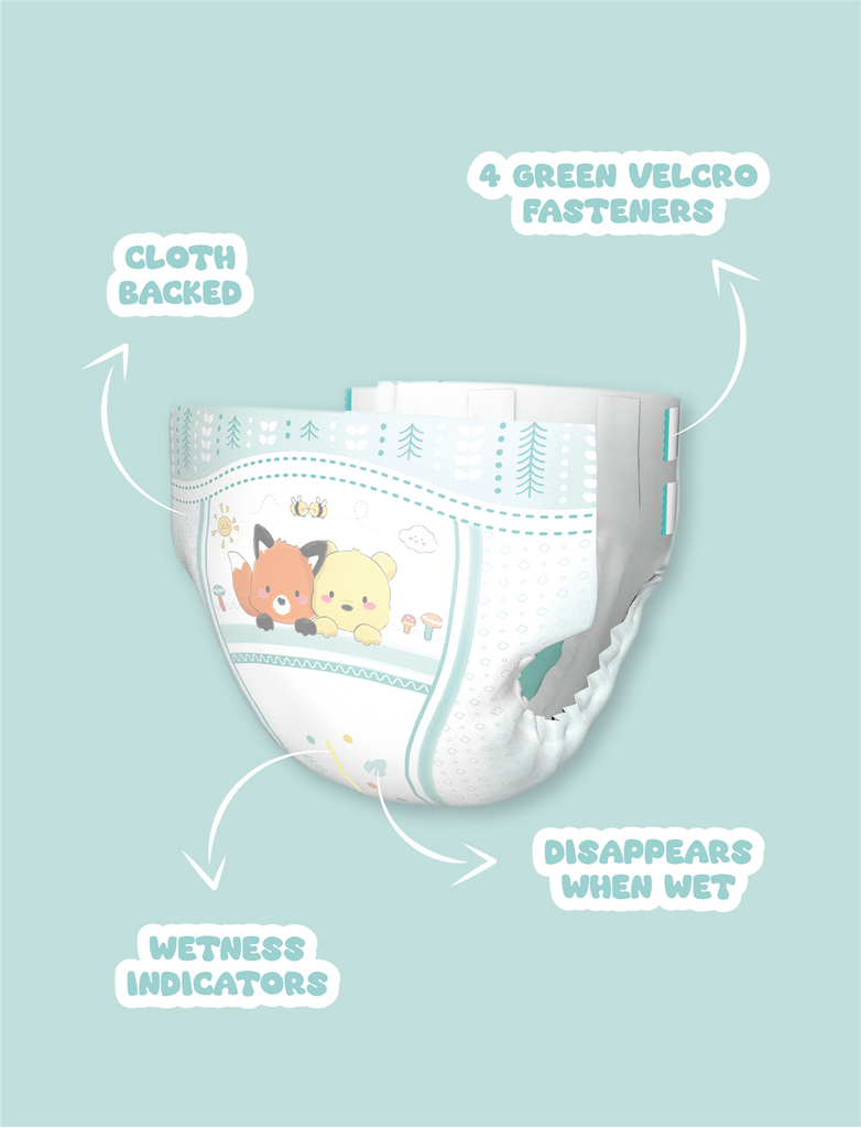 ABDL ADULT DIAPER HONEY TALES MEDIUM SINGLE