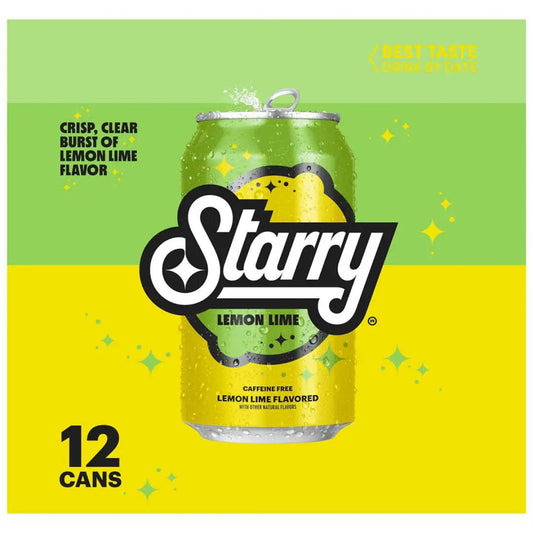 STARRY LEMON LIME SODA SINGLE CAN