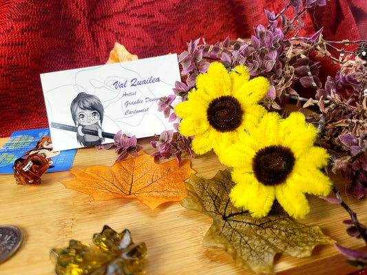 SUNFLOWER EARRINGS