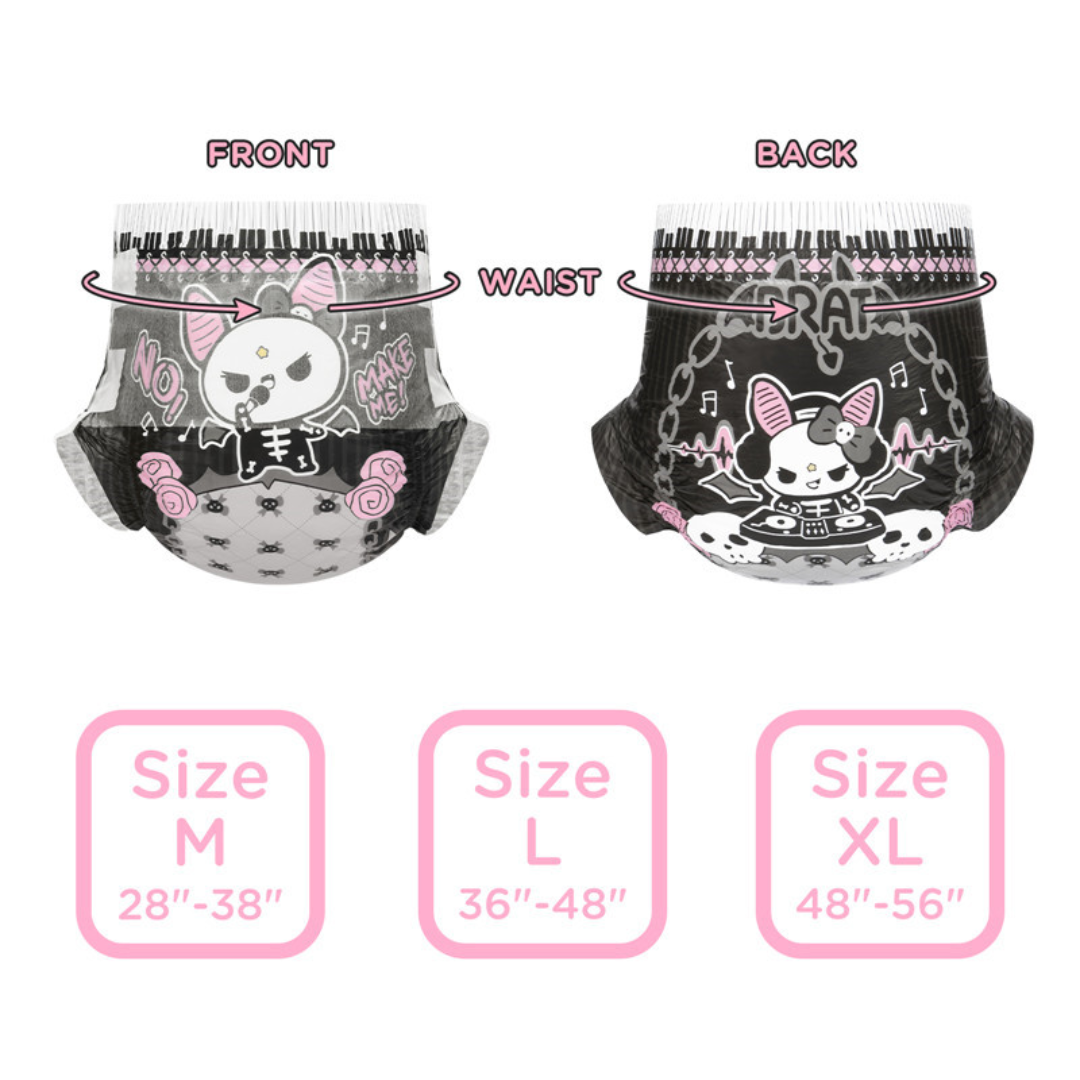 LFB GOTH BRAT SINGLE ADULT DIAPER