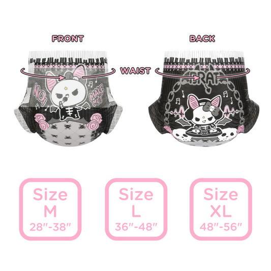 LFB GOTH BRAT SINGLE ADULT DIAPER