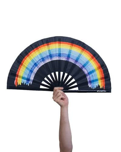BLACK RAINBOW FAN